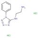 N-(1-phenyl-1H-tetrazol-5-yl)ethane-1,2-diamine dihydrochloride - chemical structure image