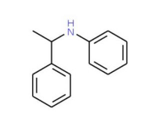 N-(1-phenylethyl)aniline (CAS 779-54-4) - chemical structure image