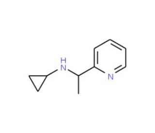 N-[1-(pyridin-2-yl)ethyl]cyclopropanamine - chemical structure image