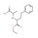 (−)-N-[1-(R)-Ethoxycarbonxyl-3-phenylpropyl)-D-alanine (CAS 122076-80-6) - chemical structure image