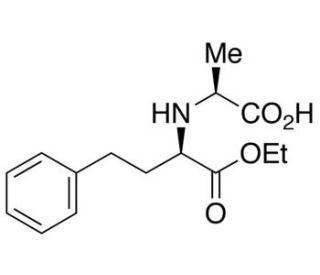 (&minus;)-N-[1-(R)-Ethoxycarbonxyl-3-phenylpropyl]-L-alanine (CAS 84324-12-9) - chemical structure image