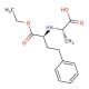 (+)-N-[1-(S)-Ethoxycarbonxyl-3-phenylpropyl]-L-alanine (CAS 82717-96-2) - chemical structure image