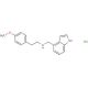 N-(1H-Indol-4-ylmethyl)-N-[2-(4-methoxyphenyl)-ethyl]amine ethanedioic acid HCl - chemical structure image