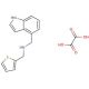 N-(1H-Indol-4-ylmethyl)-N-(thien-2-ylmethyl)amineoxalate - chemical structure image