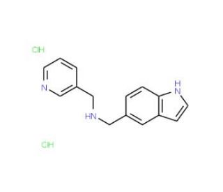 N-(1H-Indol-5-ylmethyl)-N-(pyridin-3-ylmethyl)-amine dihydrochloride - chemical structure image