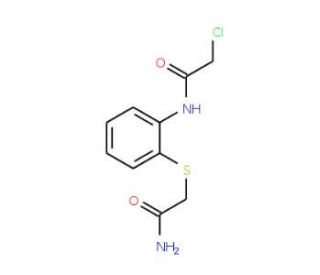 N-{2-[(2-amino-2-oxoethyl)thio]phenyl}-2-chloroacetamide - chemical structure image