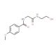 N-{2-[(2-Hydroxyethyl)amino]-2-oxoethyl}-4-methoxybenzenecarboxamide - chemical structure image