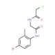 N-{2-[(4-bromo-2-methylphenyl)amino]-2-oxoethyl}-2-chloroacetamide - chemical structure image