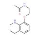 N-[2-(1,2,3,4-tetrahydroquinolin-8-yloxy)ethyl]acetamide - chemical structure image