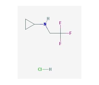 N-(2,2,2-trifluoroethyl)cyclopropanamine hydrochloride (CAS 1169952-82-2) - chemical structure image
