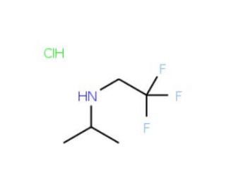 N-(2,2,2-trifluoroethyl)propan-2-amine hydrochloride - chemical structure image