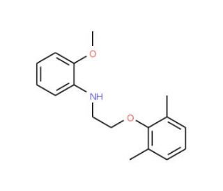 N-[2-(2,6-Dimethylphenoxy)ethyl]-2-methoxyaniline - chemical structure image