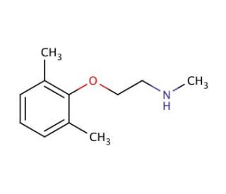 N-[2-(2,6-Dimethylphenoxy)ethyl]-N-methylamine (CAS 14573-22-9) - chemical structure image