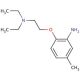 N-[2-(2-Amino-4-methylphenoxy)ethyl]-N,N-diethylamine - chemical structure image
