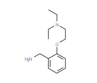 N-{2-[2-(aminomethyl)phenoxy]ethyl}-N,N-diethylamine - chemical structure image
