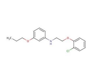N-[2-(2-Chlorophenoxy)ethyl]-3-propoxyaniline - chemical structure image