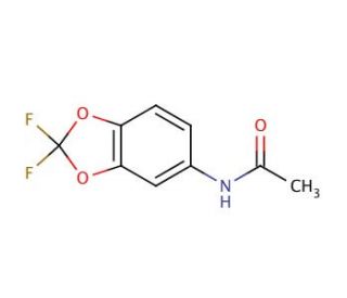 N-(2,2-Difluorobenzo[1,3]dioxol-5-yl)acetamide (CAS 948-94-7) - chemical structure image