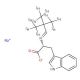 N-(2,2-Dimethylpropylidene)-L-tryptophan Monosodium Salt (CAS 170458-95-4) - chemical structure image