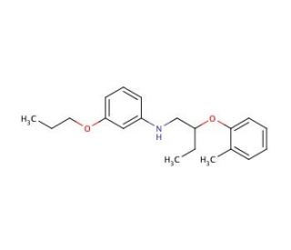 N-[2-(2-Methylphenoxy)butyl]-3-propoxyaniline - chemical structure image