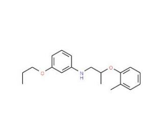N-[2-(2-Methylphenoxy)propyl]-3-propoxyaniline - chemical structure image
