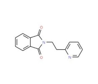 N-2-(2-Pyridylethyl)phthalimide (CAS 17624-26-9) - chemical structure image