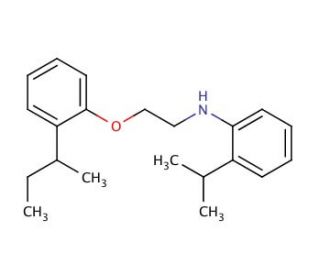N-{2-[2-(sec-Butyl)phenoxy]ethyl}-2-isopropylaniline (CAS 1040681-37-5) - chemical structure image