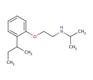 N-{2-[2-(sec-Butyl)phenoxy]ethyl}-2-propanamine - chemical structure image