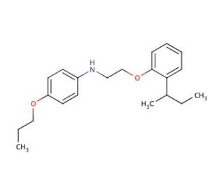 N-{2-[2-(sec-Butyl)phenoxy]ethyl}-4-propoxyaniline - chemical structure image