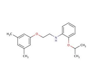 N-[2-(3,5-Dimethylphenoxy)ethyl]-2-isopropoxyaniline - chemical structure image