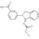 N-[2-(3-Acetyl-phenyl)-2,3-dihydro-isoindol-1-ylidene]-2-chloro-acetamide - chemical structure image