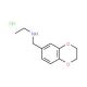 N-(2,3-dihydro-1,4-benzodioxin-6-ylmethyl)-N-ethylamine hydrochloride - chemical structure image