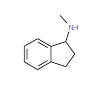 N-2,3-dihydro-1H-inden-1-yl-N-methylamine (CAS 2084-72-2) - chemical structure image
