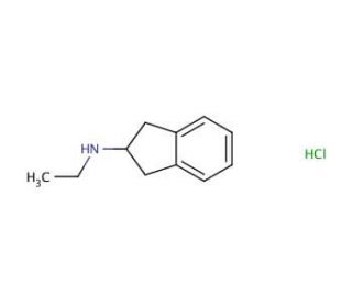 N-2,3-Dihydro-1H-inden-2-yl-N-ethylaminehydrochloride - chemical structure image
