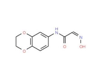 N-(2,3-Dihydro-benzo[1,4]dioxin-6-yl)-2-hydroxyimino-acetamide - chemical structure image