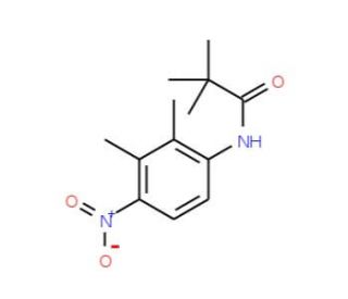 N-(2,3-Dimethyl-4-nitrophenyl)-2,2-dimethylpropionamide (CAS 1017789-45-5) - chemical structure image