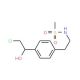 N-(2-{4-[(1S)-2-chloro-1-hydroxyethyl]phenyl}ethyl)methanesulfonamide - chemical structure image