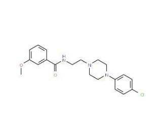 N-[2-(4-(4-Chlorophenyl)piperazin-1-yl)ethyl]-3-methoxybenzamide - chemical structure image