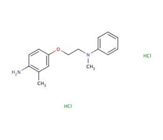 N-[2-(4-Amino-3-methylphenoxy)ethyl]-N-methyl-N-phenylamine dihydrochloride - chemical structure image