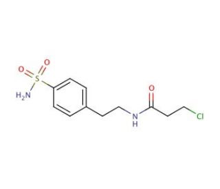 N-{2-[4-(aminosulfonyl)phenyl]ethyl}-3-chloropropanamide - chemical structure image