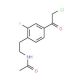 N-{2-[4-(chloroacetyl)-2-fluorophenyl]ethyl}acetamide - chemical structure image
