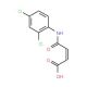 N-(2,4-Dichlorophenyl)maleamic acid (CAS 95695-47-9) - chemical structure image