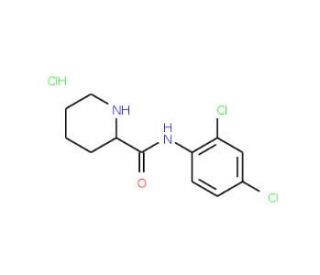 N-(2,4-dichlorophenyl)piperidine-2-carboxamide hydrochloride - chemical structure image