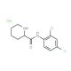 N-(2,4-dichlorophenyl)piperidine-2-carboxamide hydrochloride - chemical structure image