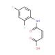 N-(2,4-Difluorophenyl)maleamic acid (CAS 6954-64-9) - chemical structure image