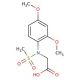 N-(2,4-Dimethoxyphenyl)-N-(methylsulfonyl)-glycine - chemical structure image