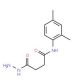 N-(2,4-Dimethylphenyl)-4-hydrazino-4-oxobutanamide - chemical structure image