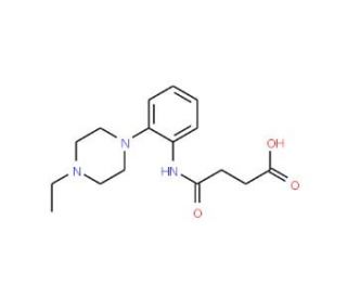 N-[2-(4-Ethyl-piperazin-1-yl)-phenyl]-succinamic acid - chemical structure image