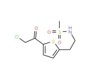 N-{2-[5-(2-chloroacetyl)thien-2-yl]ethyl}methanesulfonamide - chemical structure image
