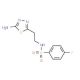 N-[2-(5-amino-1,3,4-thiadiazol-2-yl)ethyl]-4-fluorobenzenesulfonamide - chemical structure image