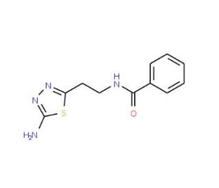 N-[2-(5-amino-1,3,4-thiadiazol-2-yl)ethyl]benzamide - chemical structure image